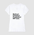 Camiseta MF Cast - Botina, Chapéu, Propósito e MF Cast