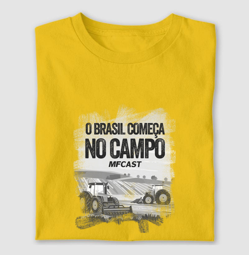 O Brasil começa no campo AMARELA