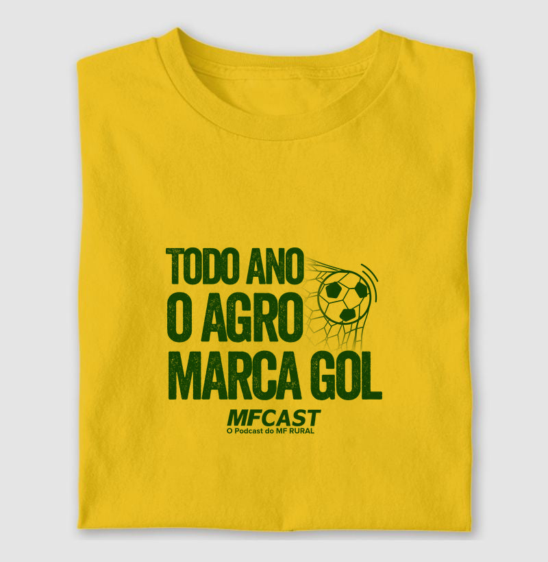 Todo ano o agro marca gol