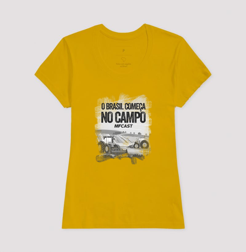 O Brasil começa no campo AMARELA