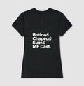 Camiseta MF Cast - Botina, Chapéu, Suor & Agro