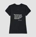 Camiseta MF Cast - Se tiver que correr riscos, corra riscos fazendo.