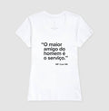 Camiseta MF Cast - O maior amigo do homem é o serviço.