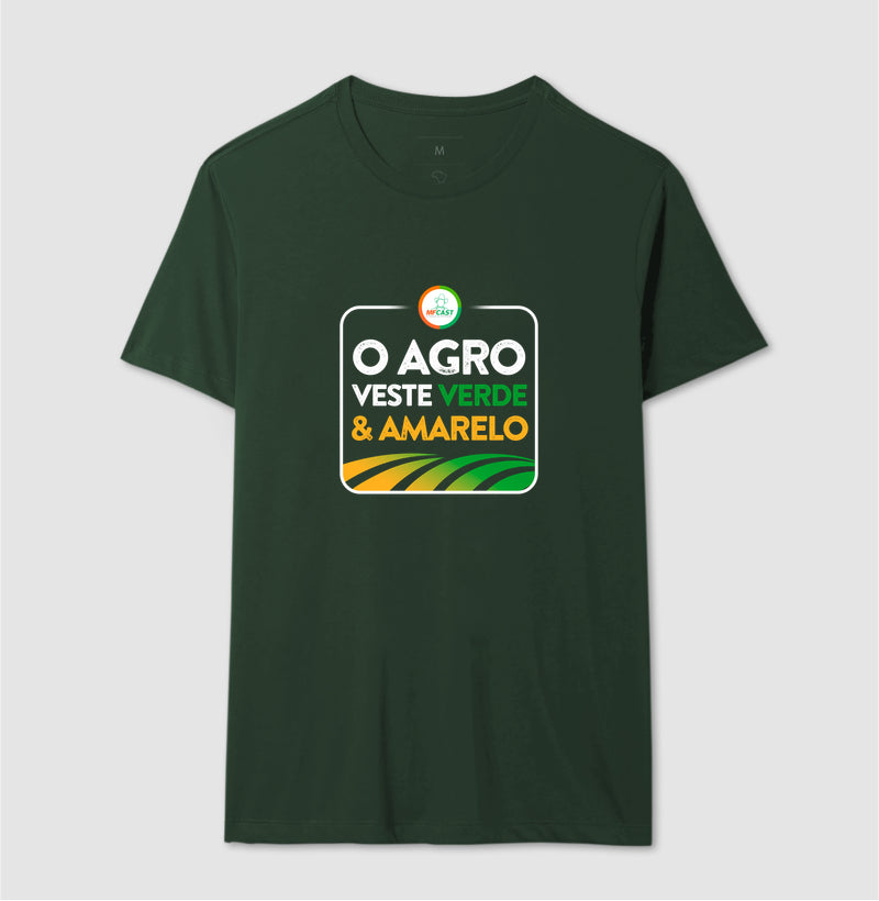 O agro veste verde e amarelo