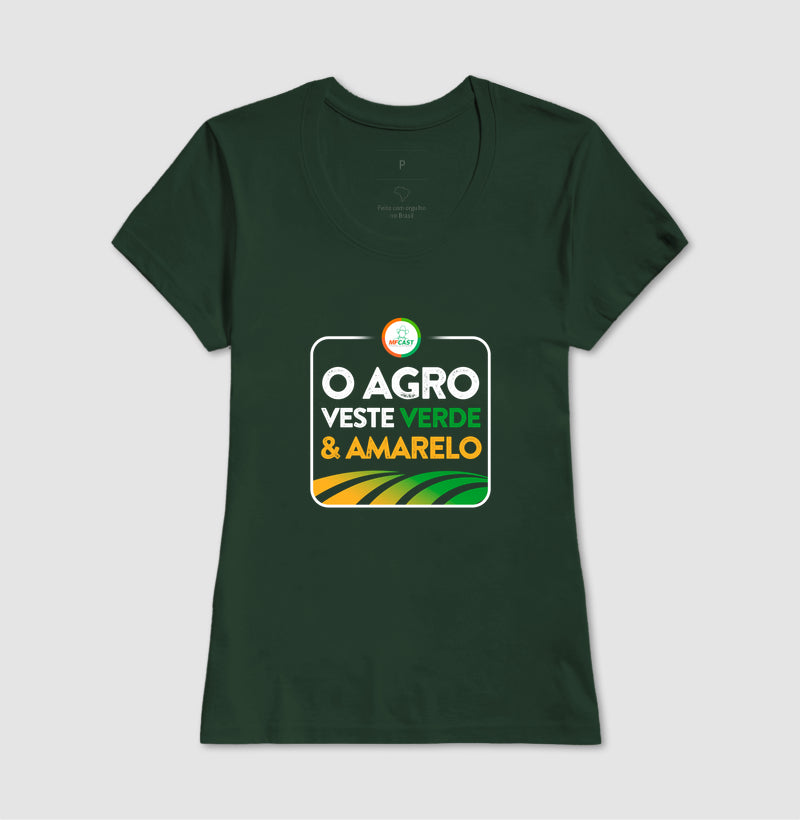 O agro veste verde e amarelo